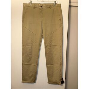 Gap Women’s Size 12 Broken In Straight Leg Mid Rise Khaki Pants EUC